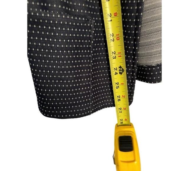 Vintage 1970s Bell Bottom Women’s Blue Polka Dot Pantsuit with Vest Cardigan XS - Picture 9 of 11